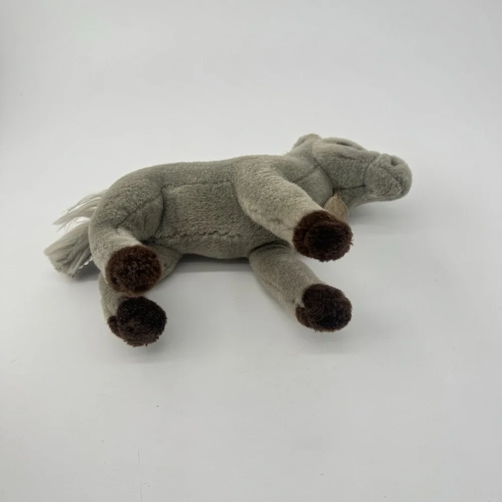Russ Berrie‎ Yomiko Classics Stallion Horse Plush Gray White Mane Stuffed Animal
